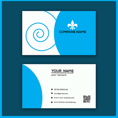 blue visiting card design app blue visiting card design bokulakter360 branding design graphic design illustration logo typography ui ux vector