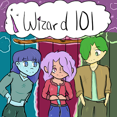 Have you ever wanted to be a Wizard? design digital digital art illustration