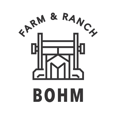 Bohm Farm & Ranch Logistics Logo brand development brand identity branding design graphic design logo vector
