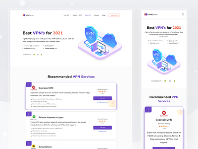 VPN Product Landing page banner ad cyber vpn vpn product vpn server website website design