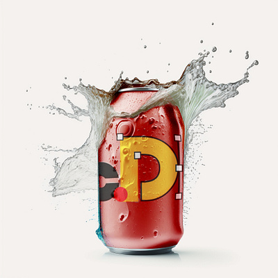 Soda Can 3d 3d branding design graphic design illustration logo