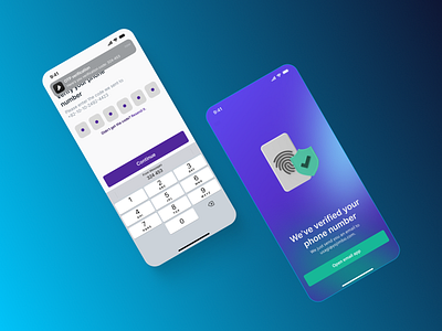 Bankt IOS app - Account Verification design graphic design typography ui ux web design