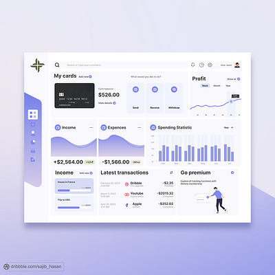 Dashboard (Daily work) bank bankweb branding dashboard graphic design ui ux web webdesign