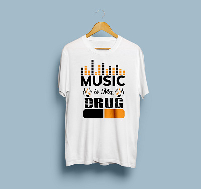 Music T-shirt apparel branding design graphic design illustration math t shirt music music t shirt typography