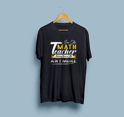 Typography Math T-shirt apparel branding design graphic design illustration math math t shirt t shirt typography vector