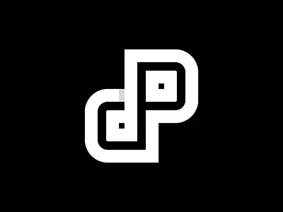 dp anagram d logo dp logo identity letter lettering logo logo identity logodesign logomark mark p logo simple logo type typedesign typography
