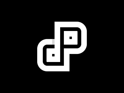 dp anagram d logo dp logo identity letter lettering logo logo identity logodesign logomark mark p logo simple logo type typedesign typography
