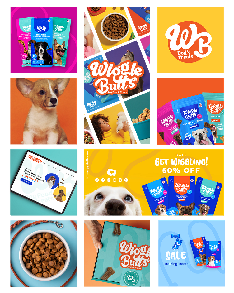 Wiggle Butts Dog Branding by Design24_CreativeStudio on Dribbble