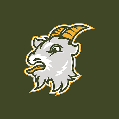 Screamin' Goats adobe animal baseball branding design goat graphic design illustration illustrator logo mascot vector