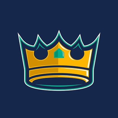 Home Run Kings adobe baseball branding crown design fantasy graphic design home run illustration illustrator king logo mascot royal vector