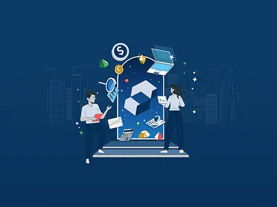 Uplinq - Illustration Exploration branding graphic design ui