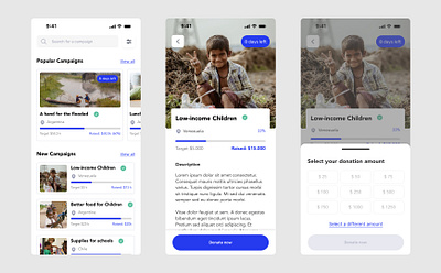 Daily UI - Crowdfunding Campaign campain daily design mobile product s ui ux