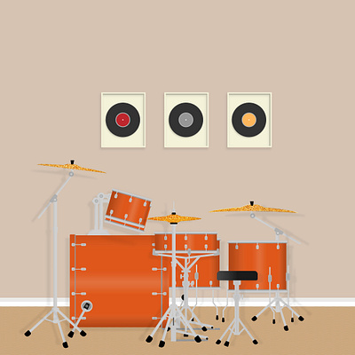 Music room! design illustration vector