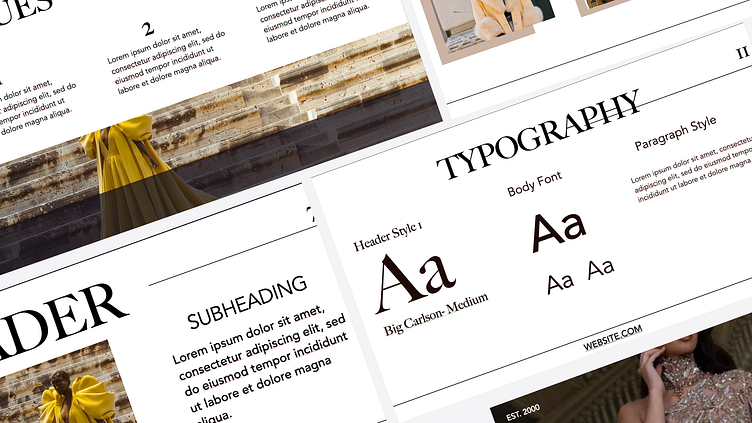 Retail Brandbook Template By Azana Williams On Dribbble