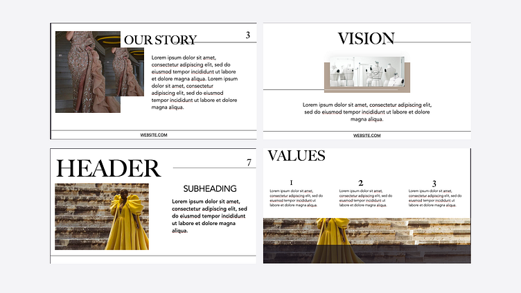 Retail Brandbook Template By Azana Williams On Dribbble