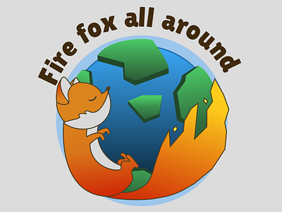 Little Fire Fox Aniation animation children illustration cute design figma fire fireanimation firefox fox funny illustration logo motion graphics vector