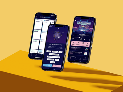 Rage Festival - Mobile App 4 3d ui