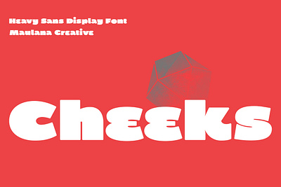 Cheeks Sans Display Font animation branding font fonts graphic design logo nostalgic