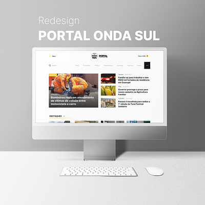 Portal Onda Sul - Redesign clean design design figma ondasul redesign uidesign userexperience userinterface uxdesign uxui