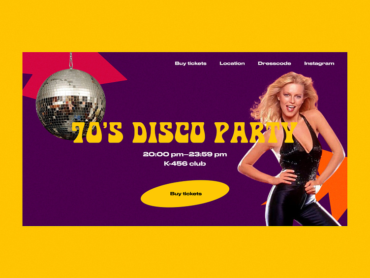 disco-party-invitation-website-design-by-polina-kiryukhina-on-dribbble