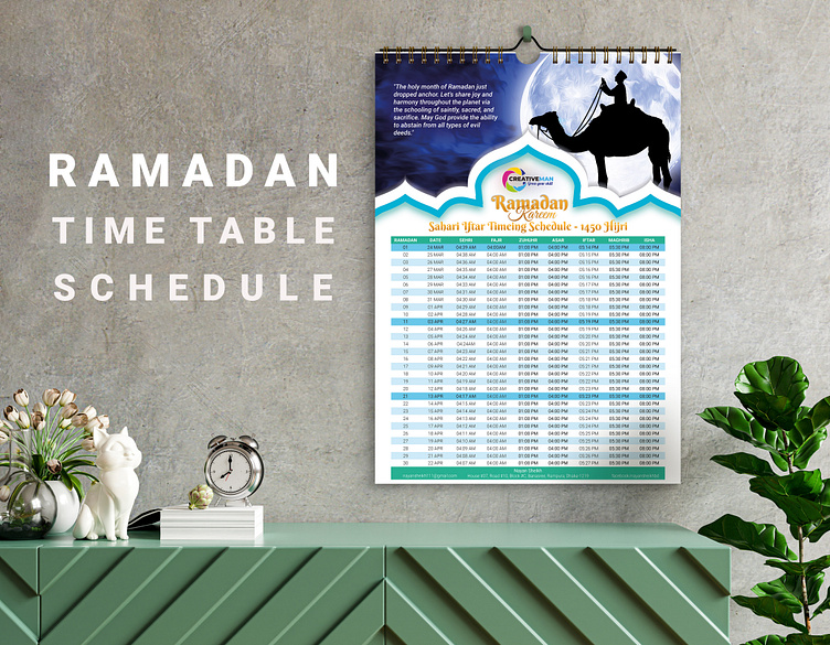 ramadan time table malaysia