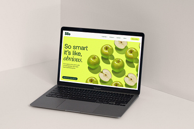 Silo HP apple asis branding food green homepage identity landing macbook ui website