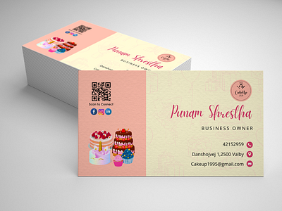 CakeUp 2020 | Visiting Card branding graphic design visting card