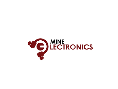 Mine Electronics | Logo branding graphic design logo