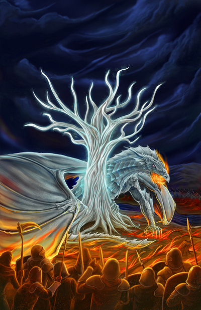 Fantasy art illustrations concept art digital art dragon fantasy illustration