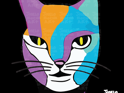 Cat Shirt : Colorful Cat Woman Illustration cat pretty