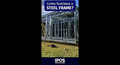 IPOS - Steel Frame graphic design motion graphics