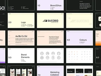 Sucasa Brand Book art direction brand brand book brand identity branding colour design graphic design illustration logo ui