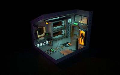 Astronaut’s room 3d 3d graphic arnold render art astronaut cinema4d design graphic design space space room style