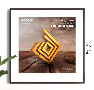 framing concept - inspired by ithink 3d banking coreldraw finance graphic design online posting photoshop sectors