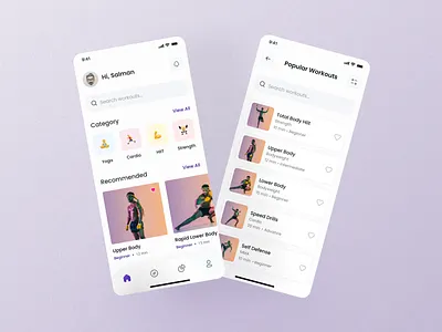 Fitness App 3d animation branding creative design fitness app graphic design gym app illustration logo mobile app motion graphics product design training ui ui inspiration user interface ux visual design workout
