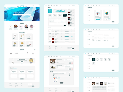 GemConnects Website Design for Luxury & Authentic Wearables app auction authentic design experience interface jewelry landing page luxury market mobile rings statistics stats uiux user watches wearable webdesign website