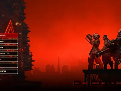 Gaming UI Update action shooter rpg adobe xd ascent game california figma designer indie games mobile app developer neon giant orlando redesign ui challenge user interface ux ui designer xbox game pass