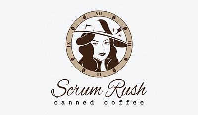 Scrum Rush Brand Design app design beverage brand identity branding canned coffee character logo coffee logo design mascot logo package design uiux design