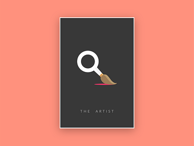 T H E A R T I S T artist brand design icon illustration minimal ui