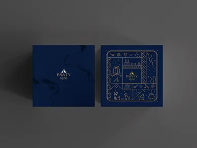 Packaging Design | PAWTY ROSE | 2022 box design design graphic design packaging design product packaging design