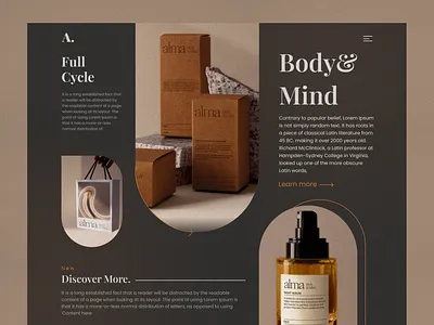 alma landing page design interaction design landingdesign landingpage minimal ui uidesign ux uxdesign webdesign webui