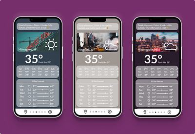 Weather App Exploration exploration weather