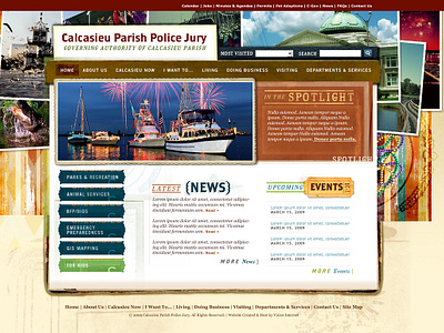 Calcasieu Parish ui website