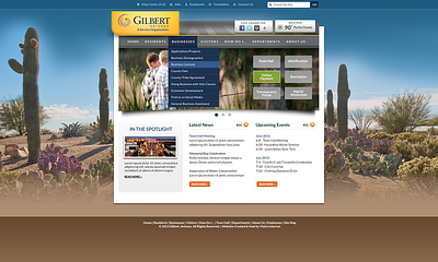 Gilbert, Arizona ui website