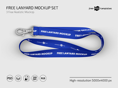 Free Lanyard Mockup free freebie lanyard lanyardmockup mockup mockups photoshop psd template templates