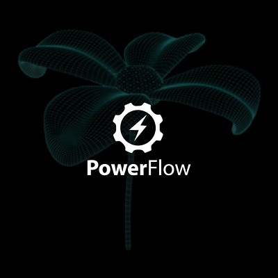 Power Flow Logo Design branding design flower logo logo flower logos logotype power flow logo design simple simple logo templates vector vectro