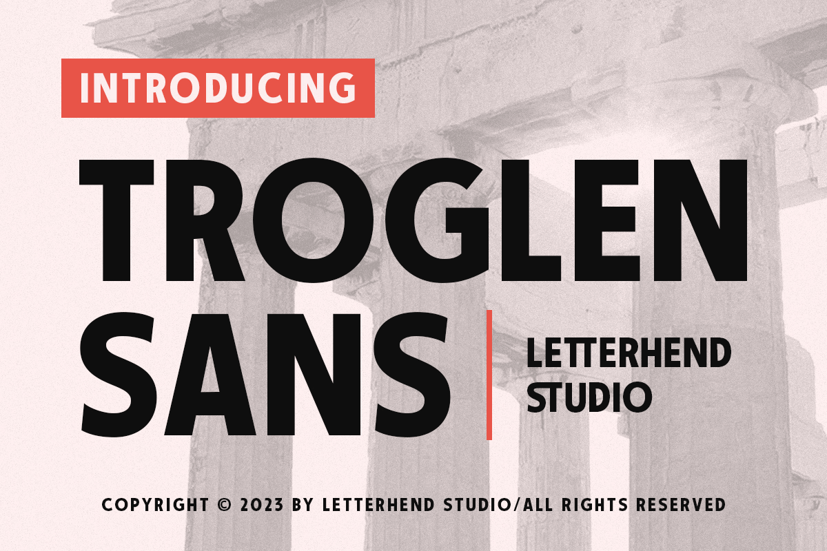 Troglen Sans freebies minimalist