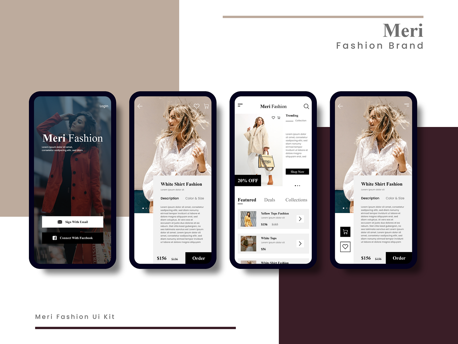 Fashion Brand app design by Mohammad Showrob on Dribbble