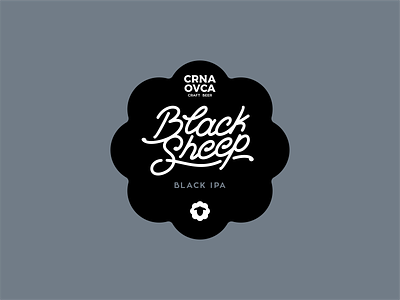 Black Sheep badge black black ipa black sheep branding brewery craft beer design font graphic design hops icon icon set identity illustration logo mark typo typografy vector