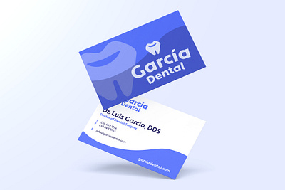 Garcia Dental Business Card adobe illustrator branding business card card dental design graphic design logo